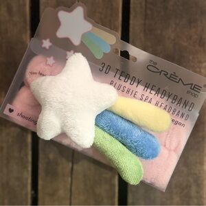 🩷Love Day Sale! - NIP The Crème Shop 3D Star Plush Teddy Headband - Giftable
